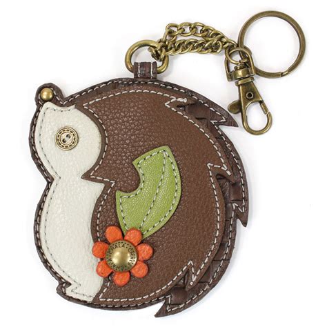 designer coin purse keychain